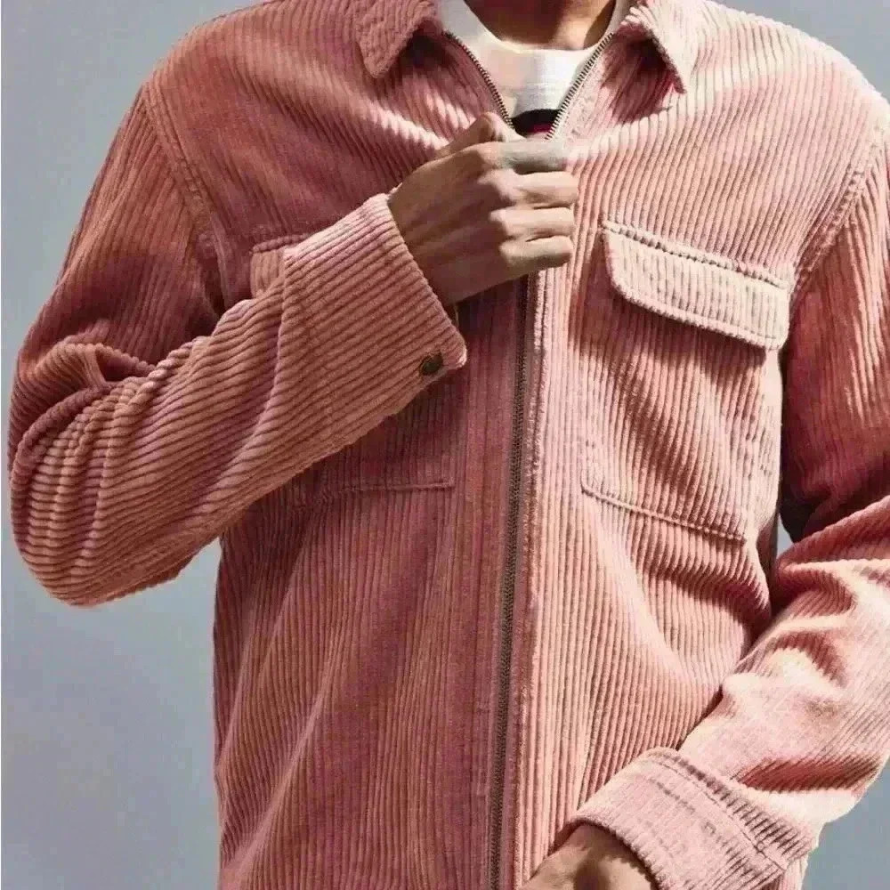 Urban Outfitters Ryder Corduroy Zip Up Cotton Shirt Jacket Size XS - Picture 2 of 14